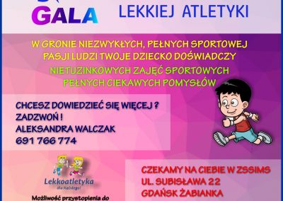 Ulotka MKS GALA Gdańsk