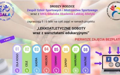 Zapraszamy na „Lekkoatletyczne Soboty”!