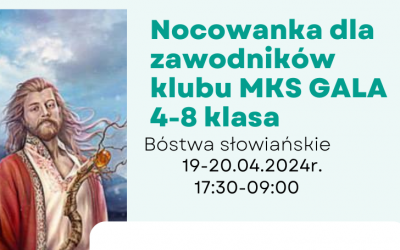 Nocowanka w szkole 19/20.04.2024r. „Bóstwa słowiańskie”